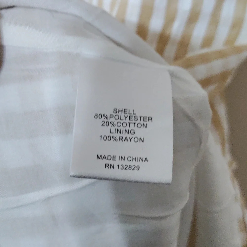 NWT MAJORELLE Joel Midi Dress in Gold Check Size Large - Picture 5 of 5